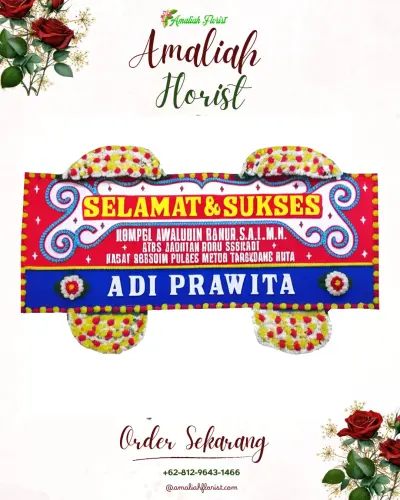Karangan Bunga Ucapan Selamat di Kadiluwih
